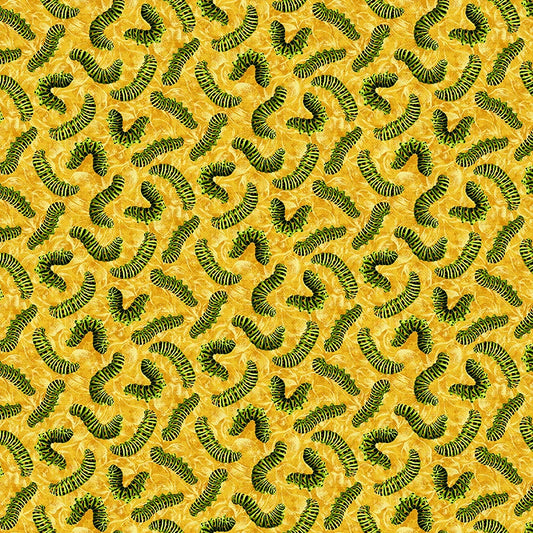 Bargain Basement Fabric - You Bug Me Caterpillar