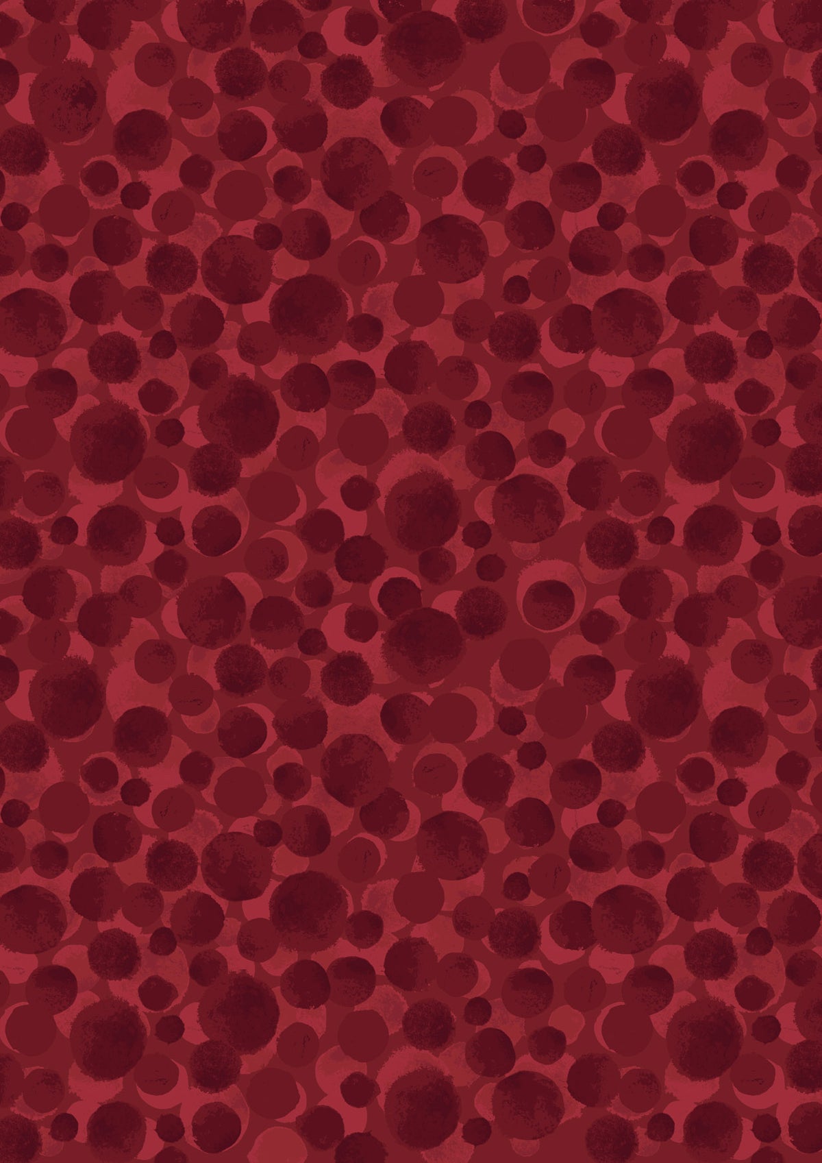 Lewis & Irene - Bumbleberries - Dark Red