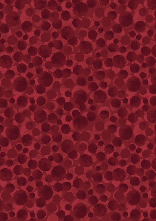 Lewis & Irene - Bumbleberries - Dark Red