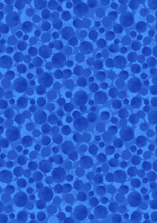 Lewis & Irene - Bumbleberries - Aegean Blue