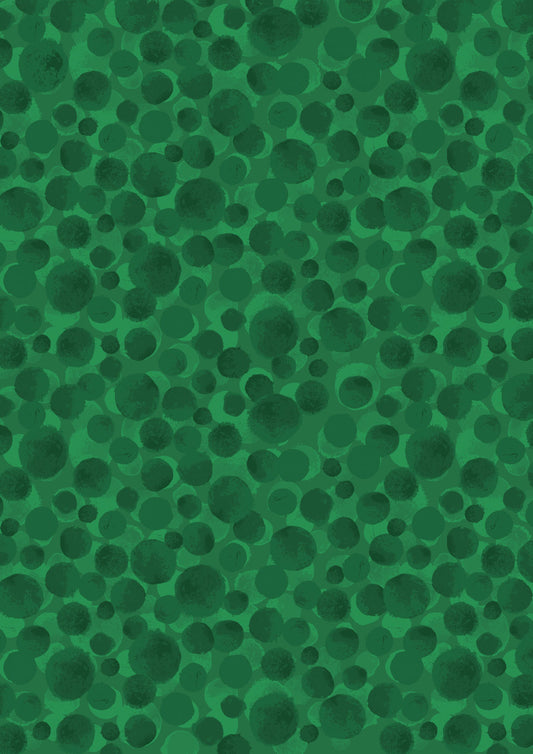 Lewis & Irene - Bumbleberries - Christmas Green