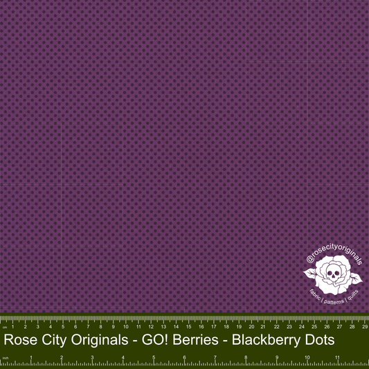 Rose City Originals - GO! Berries - Blackberry Dots