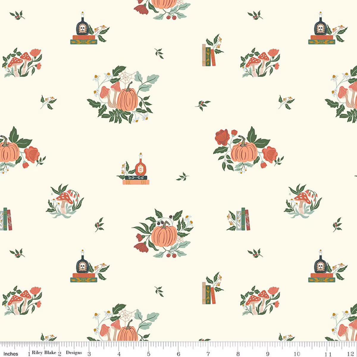 Riley Blake - The Apothecary - Botanicals (Cream)