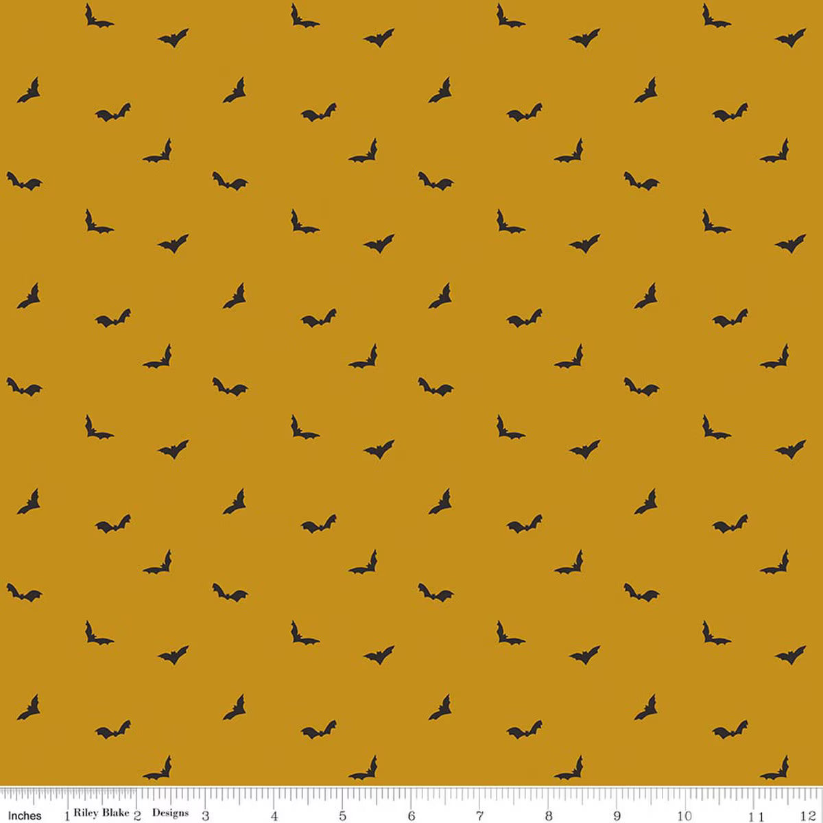 Riley Blake - The Apothecary - Batwings (Gold)
