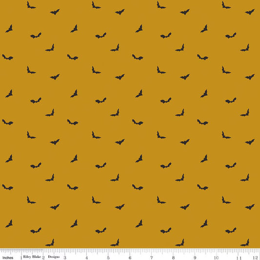 Riley Blake - The Apothecary - Batwings (Gold)