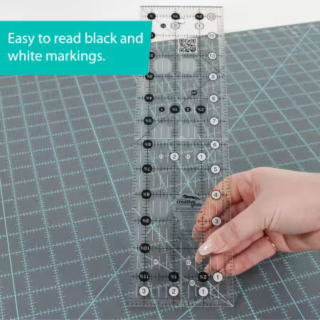 Creative Grids Quilt Ruler 3-1/2in x 12-1/2in Rectangle # CGR312
