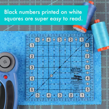 Creative Grids Quilt Ruler Basic Range 6in Square # CGRBR2