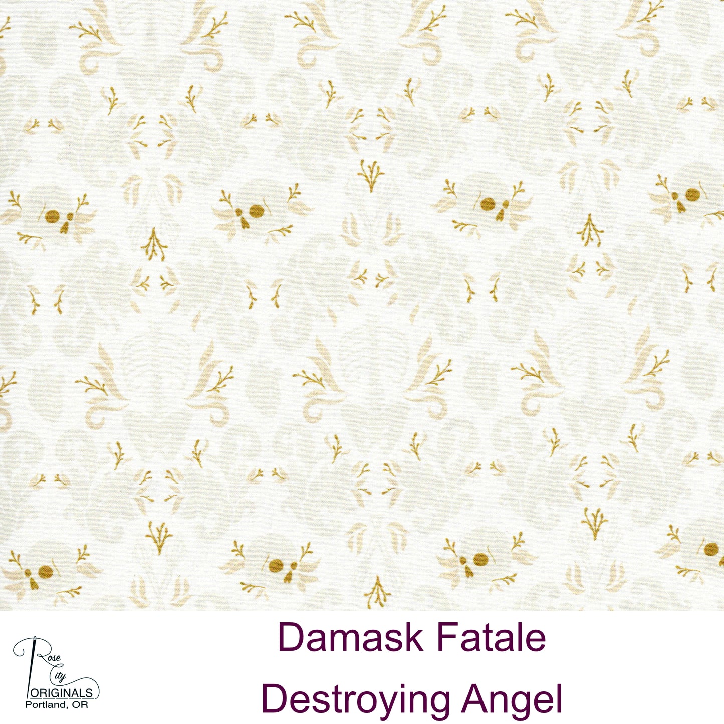 Damask Fatale - By-The-Yard - Destroying Angel