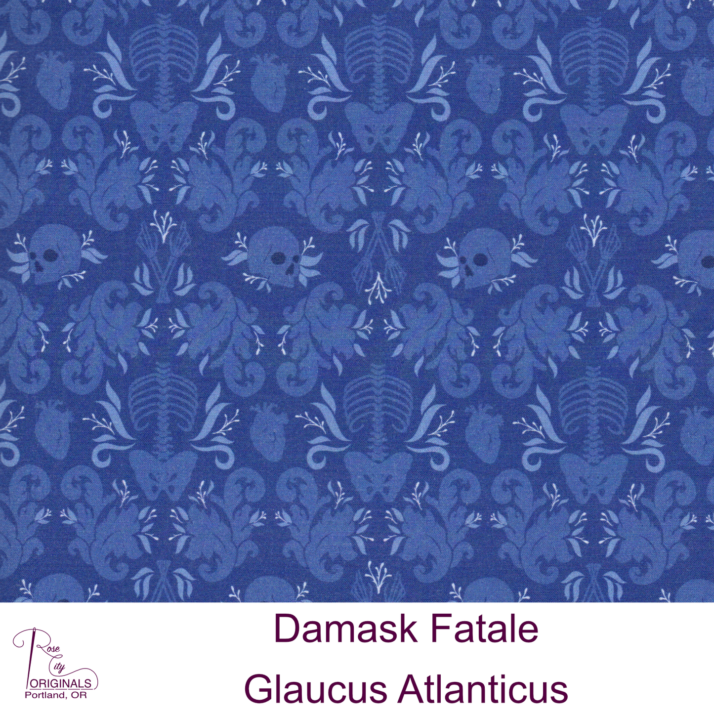 Damask Fatale - By-The-Yard - Glaucus Atlanticus