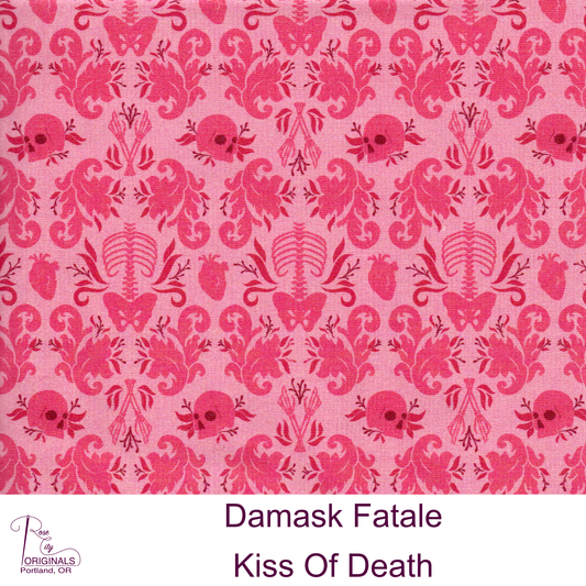 Damask Fatale - By-The-Yard - Kiss Of Death