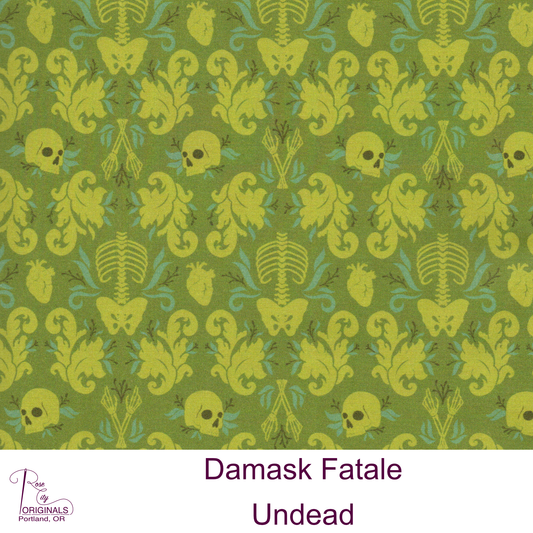 Damask Fatale - By-The-Yard - Undead