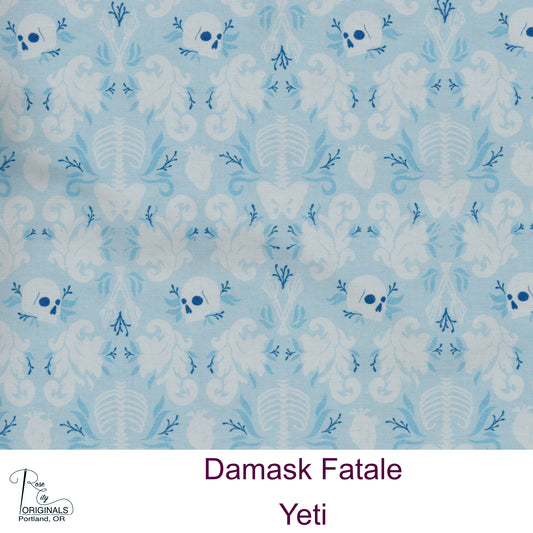 Damask Fatale - By-The-Yard - Yeti