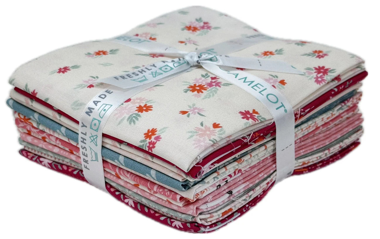 Camelot Farbics - Blooming Hearts - 12 Piece Fat Quarter Bundle