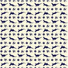 Bargain Basement Fabric - Otter Romp Stripe Navy