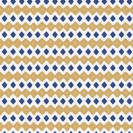 Bargain Basement Fabric - Scandinavian Christmas Rhombus Ornament