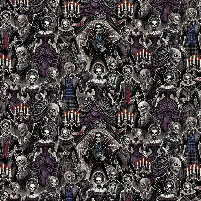 Timeless Treasures -  Wicked - Day of the Dead Gala