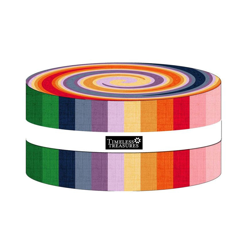 Timeless Treasures - Remix - 40 Piece, 2 1/2” Strip Bundle