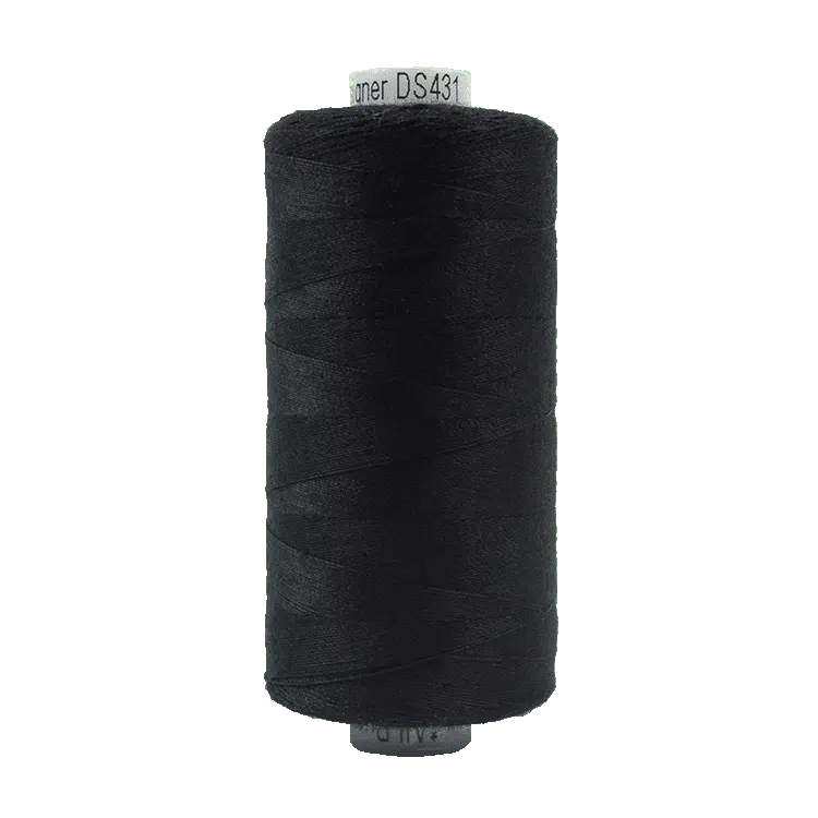 Wonderfil Designer All-Purpose Thread - DSS-431 Black (1000m / 1094yd)