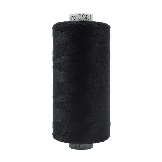 Wonderfil Designer All-Purpose Thread - DSS-431 Black (1000m / 1094yd)