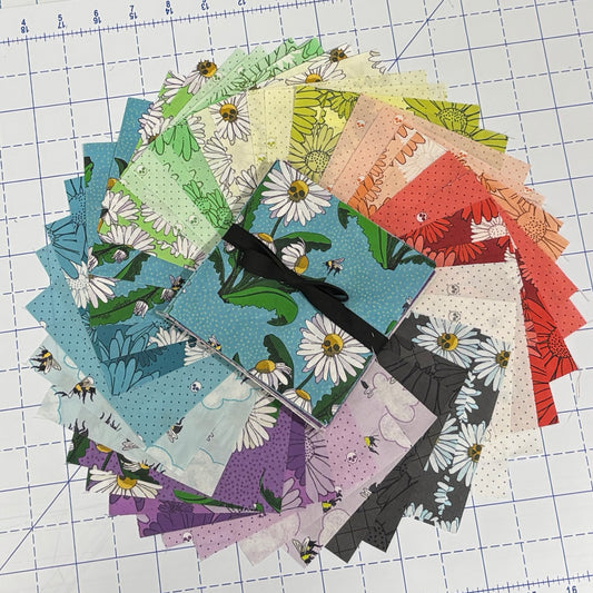 Pushing Up Daisies - Pre-Cut Bundle - 5" Squares (42 pieces)