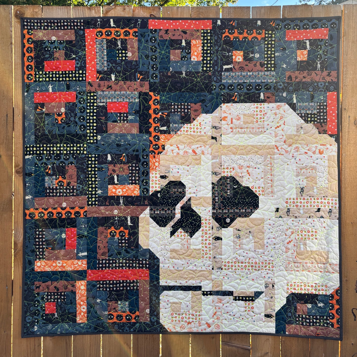 Haunting In The Cabin - Patchwork Quilt Pattern - Printed Booklet