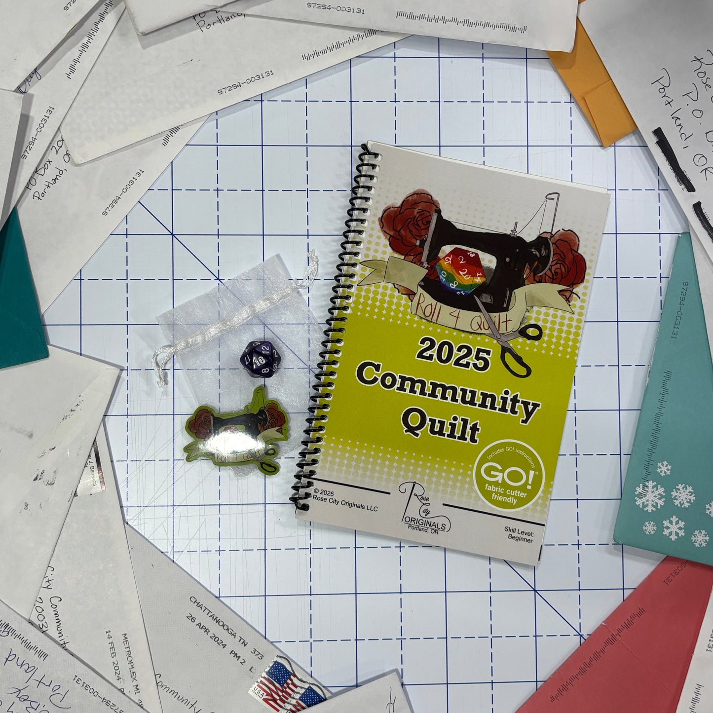 2025 Community Quilt Pattern Booklet - Coil Bound