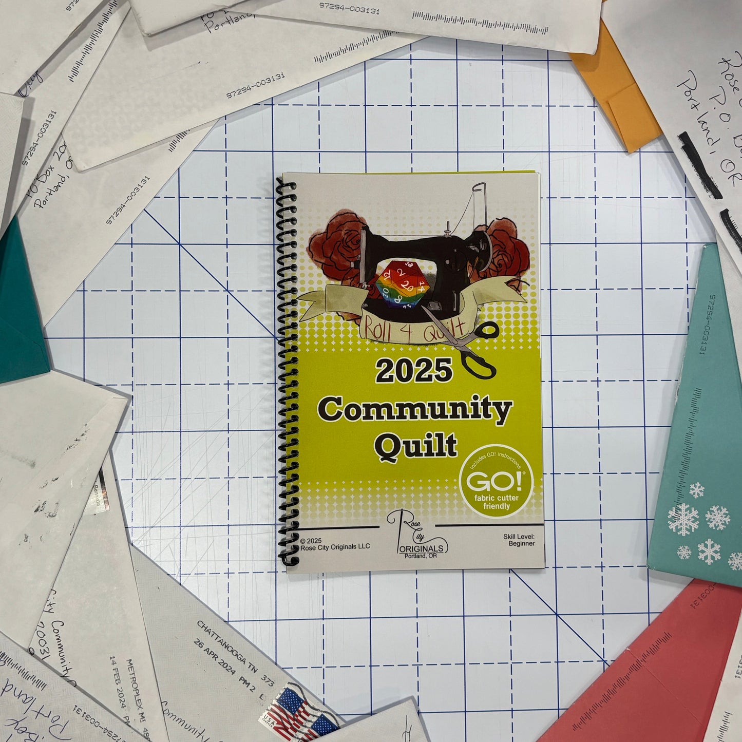 2025 Community Quilt Pattern Booklet - Coil Bound