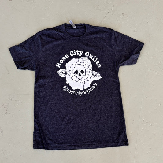 Rose City Quilts - T-Shirt (Charcoal)