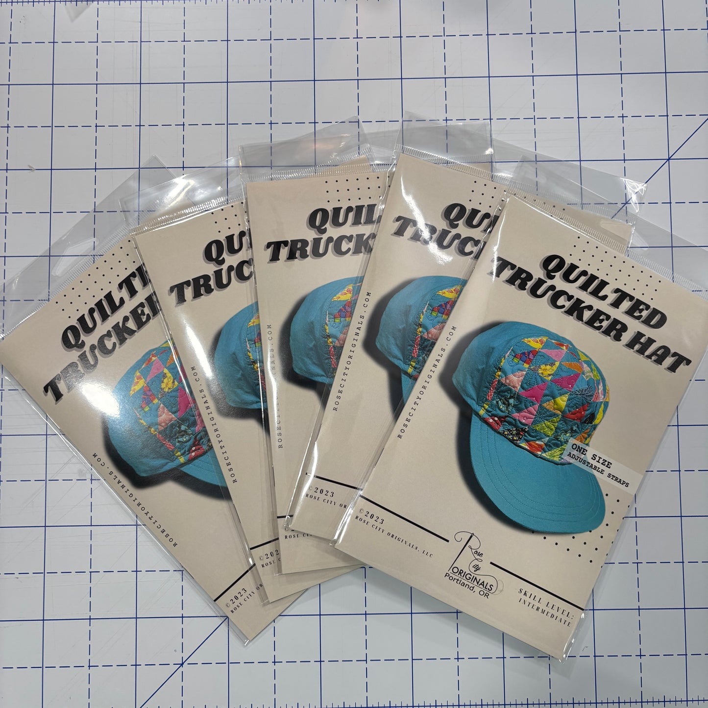 WHOLESALE - Quilted Trucker Hat - Printed Pattern