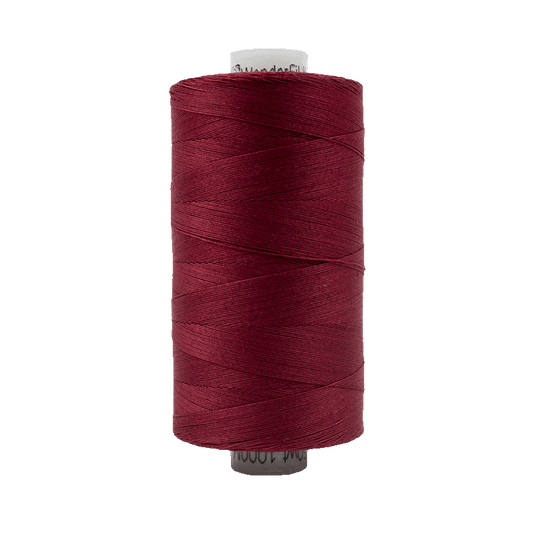 Wonderfil Konfetti Cotton 50wt Thread - KT301 - Burgundy (1000m / 1094yd)
