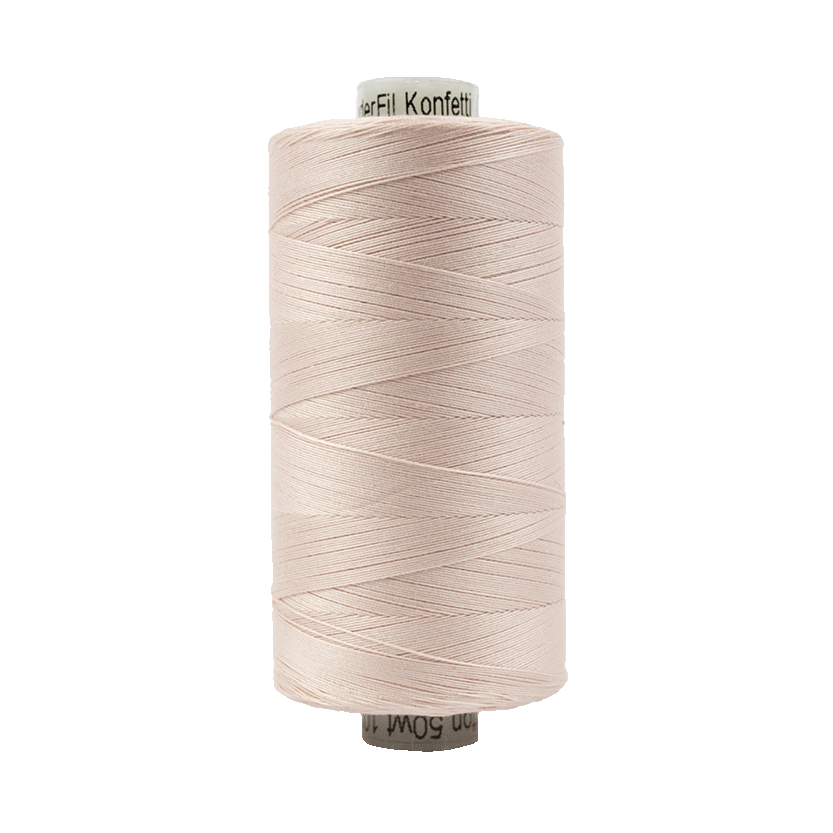 Wonderfil Konfetti Cotton 50wt Thread - KT303 - Baby Pink (1000m / 1094yd)