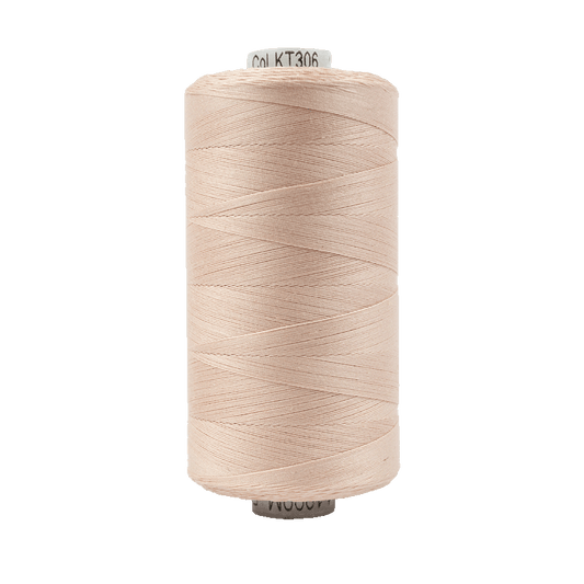 Wonderfil Konfetti Cotton 50wt Thread - KT306 - Soft Pink (1000m / 1094yd)