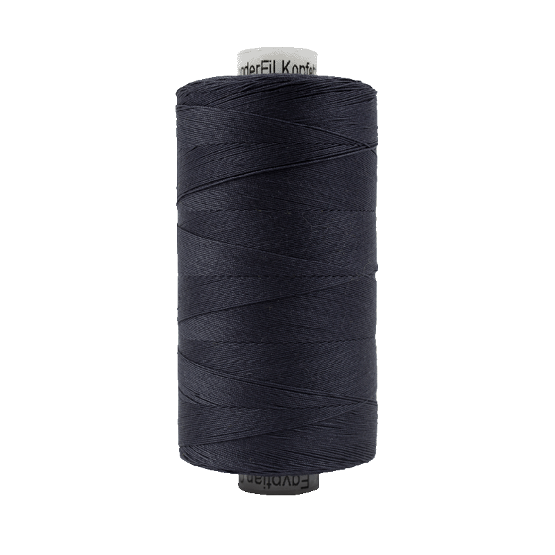 Wonderfil Konfetti Cotton 50wt Thread - KT602 - Dark Navy (1000m / 1094yd)