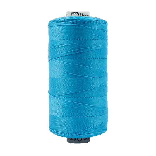 Wonderfil Konfetti Cotton 50wt Thread - KT606 - Peacock Blue (1000m / 1094yd)