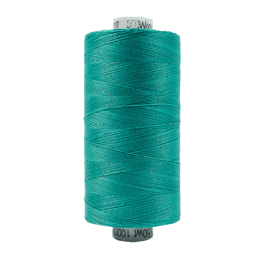 Wonderfil Konfetti Cotton 50wt Thread - KT607 - Teal (1000m / 1094yd)