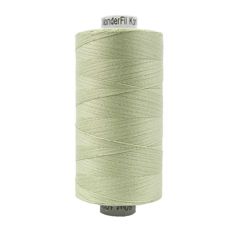 Wonderfil Konfetti Cotton 50wt Thread - KT700 - Light Sage Green (1000m / 1094yd)