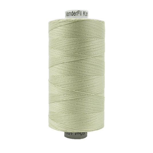Wonderfil Konfetti Cotton 50wt Thread - KT700 - Light Sage Green (1000m / 1094yd)