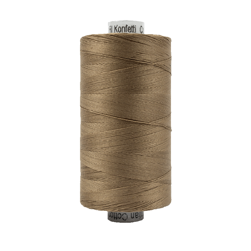 Wonderfil Konfetti Cotton 50wt Thread - KT801 - Brown (1000m / 1094yd)