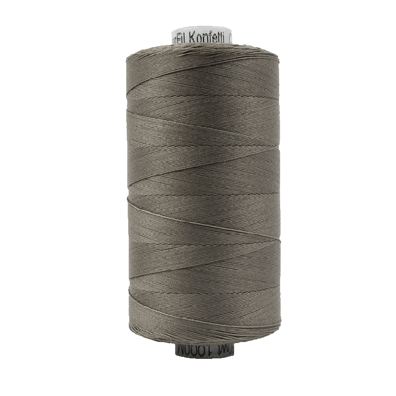 Wonderfil Konfetti Cotton 50wt Thread - KT804 - Brown/Grey (1000m / 1094yd)