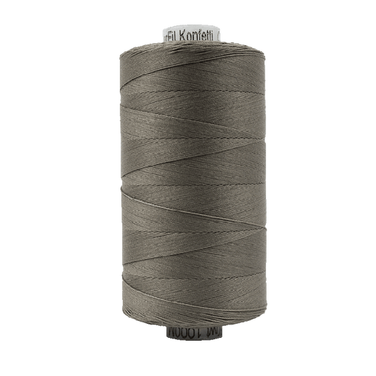 Wonderfil Konfetti Cotton 50wt Thread - KT804 - Brown/Grey (1000m / 1094yd)