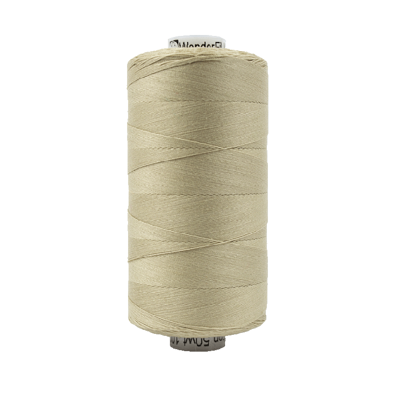 Wonderfil Konfetti Cotton 50wt Thread - KT807 - Tan (1000m / 1094yd)