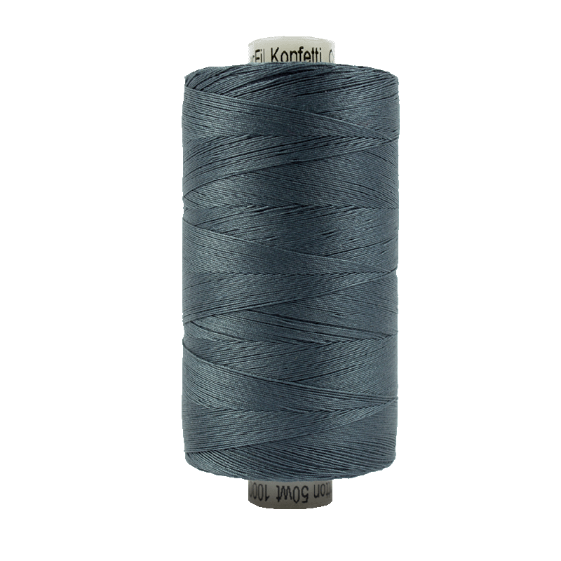 Wonderfil Konfetti Cotton 50wt Thread - KT904 - Blue/Grey (1000m / 1094yd)