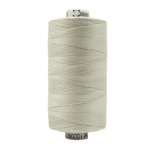 Wonderfil Konfetti Cotton 50wt Thread - KT906 - Pale Grey (1000m / 1094yd)