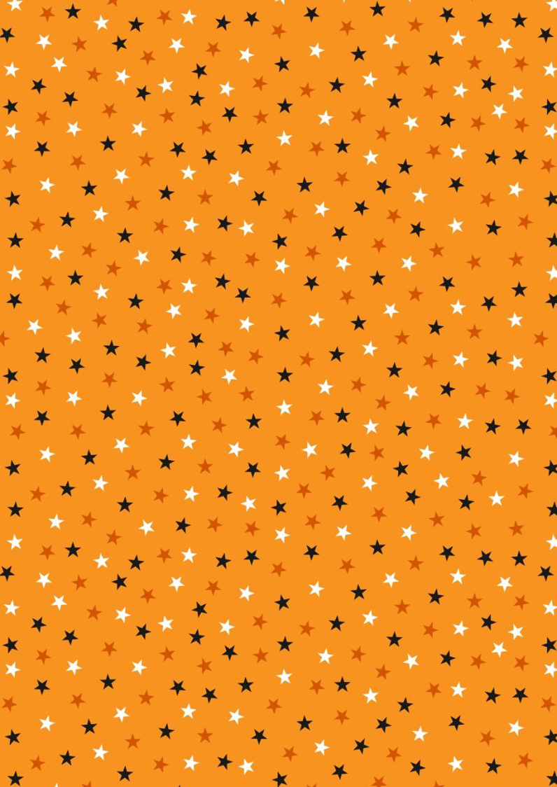 Lewis & Irene - Transylvania Glow - Stars on Orange (Glow)