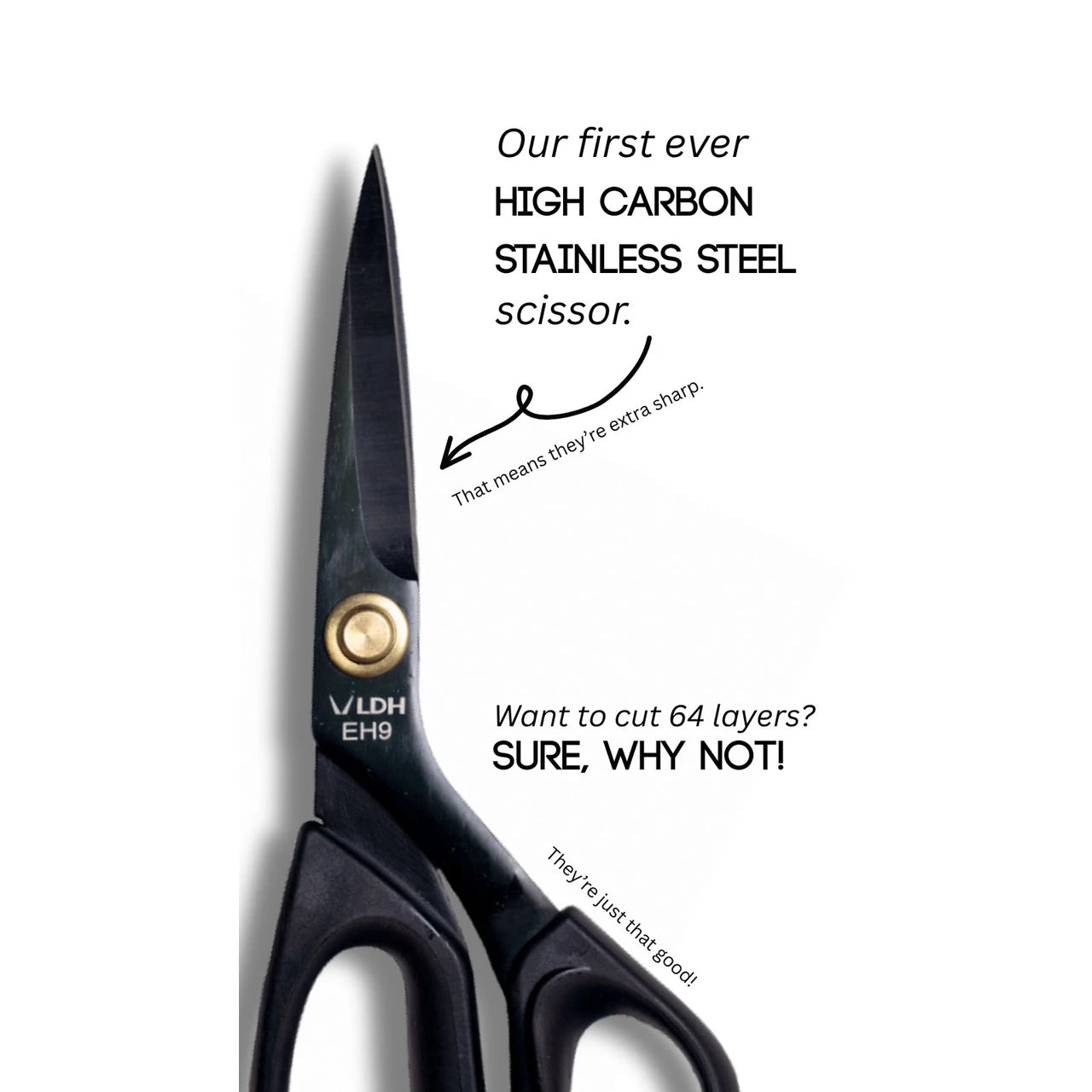 LDH Scissors - 9" Ergonomic Scissors