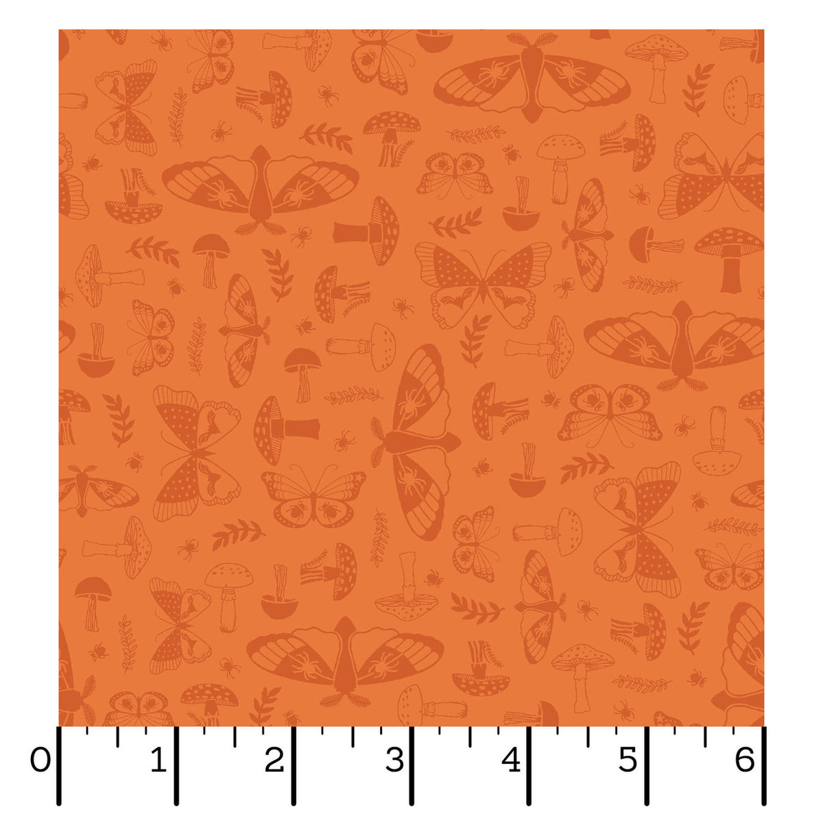 Maywood Studio - Goth Gardens - Moths And Mushrooms (Orange)