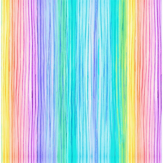 Timeless Treasures -  Meadow Bloom - Meadow Stripe