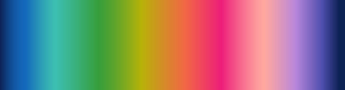 Lewis & Irene - Omnificent Ombres - Bright Rainbow Ombre