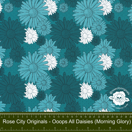 Pushing Up Daisies - By The Yard - Ooops All Daisies (Morning Glory)