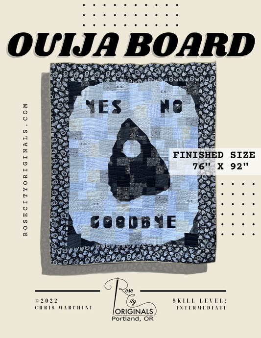 Ouija Board - Patchwork Quilt Pattern - Printed Booklet